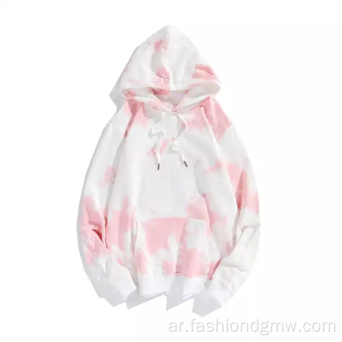 عرق Tye Dye Mens Cotton Pulover Hoodie